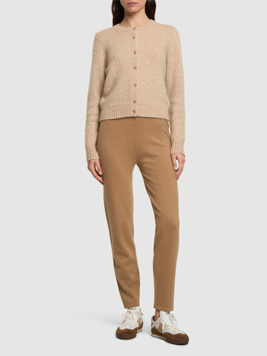 Max Mara: Larix カシミアブレンドニットストレートパンツ - women_1 | Luisa Via Roma