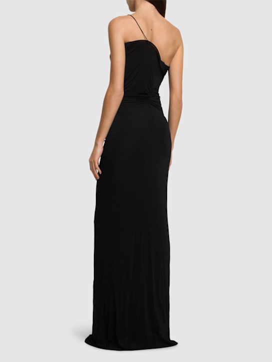 Christopher Esber: Wave coiled jersey long dress - women_2 | Luisa Via Roma