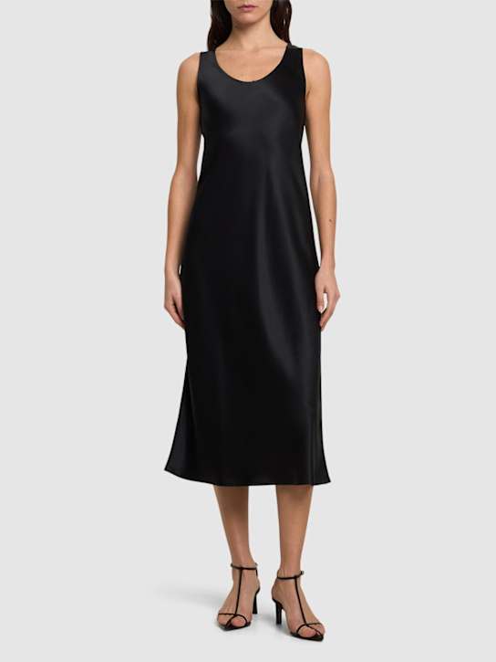 Banjo silk satin midi dress - Thumbnail 2