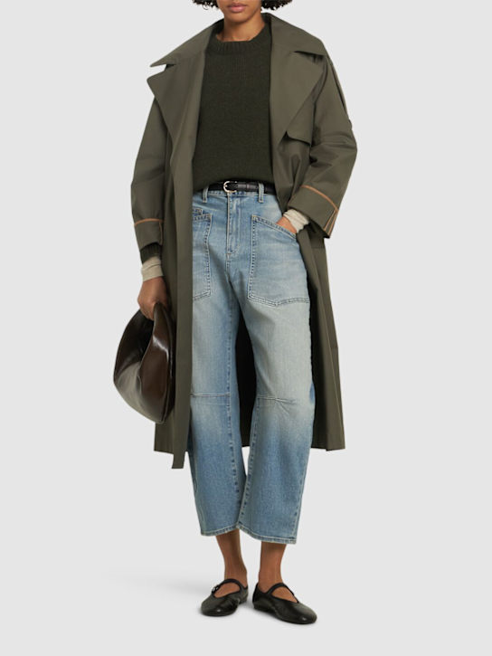 Nili Lotan: Shon high rise baggy jeans - women_1 | Luisa Via Roma