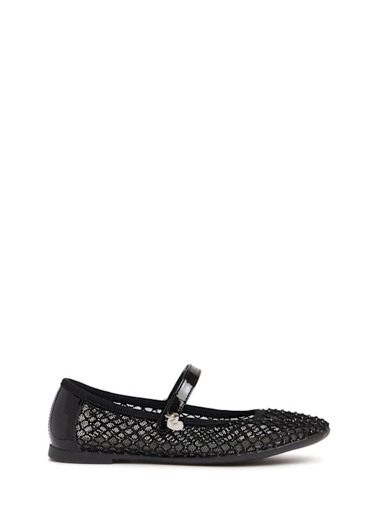 Monnalisa: Ballerines en résille - Noir - kids-girls_0 | Luisa Via Roma