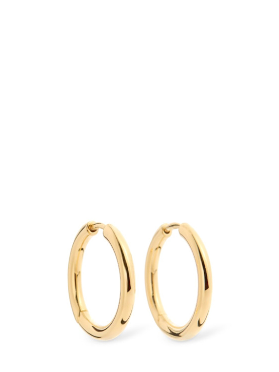 Tom Wood: Classic medium hoop earrings - women_0 | Luisa Via Roma