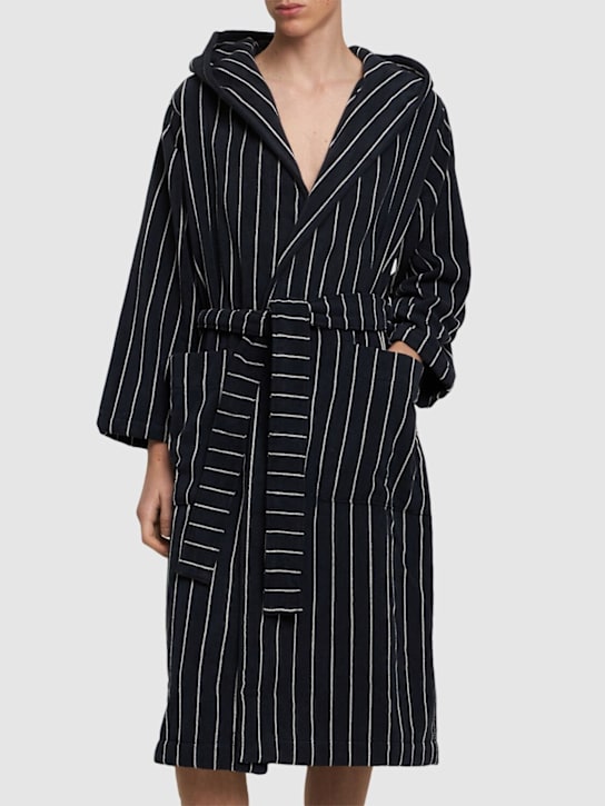 Tekla: Antwerp bathrobe - Black - men_2 | Luisa Via Roma