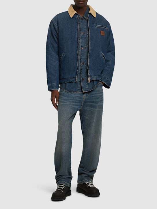 Carhartt WIP: Landon worn used wash jeans - men_1 | Luisa Via Roma