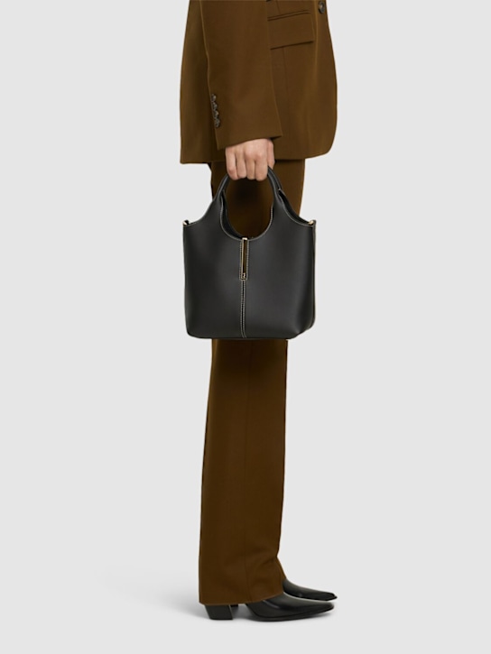 Tod's: Mini leather top handle bag - women_1 | Luisa Via Roma