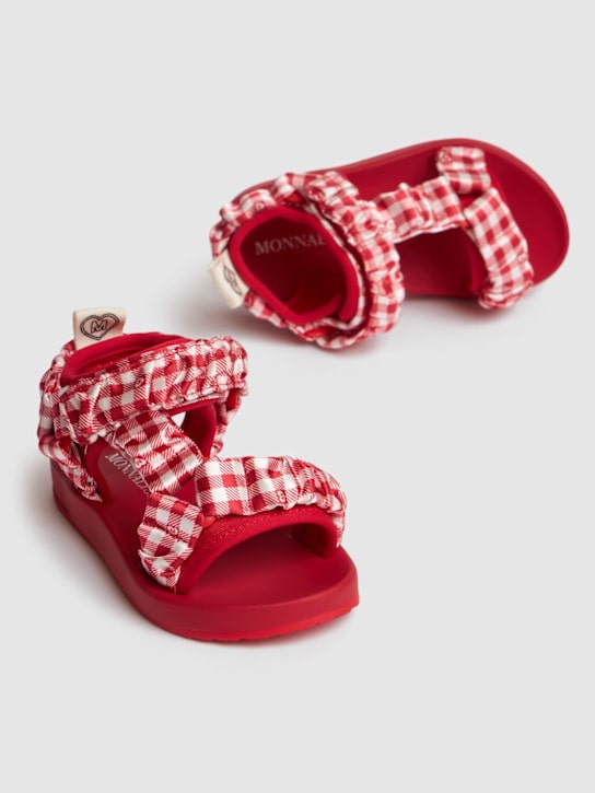 Monnalisa: サンダル - ホワイト/レッド - kids-girls_1 | Luisa Via Roma