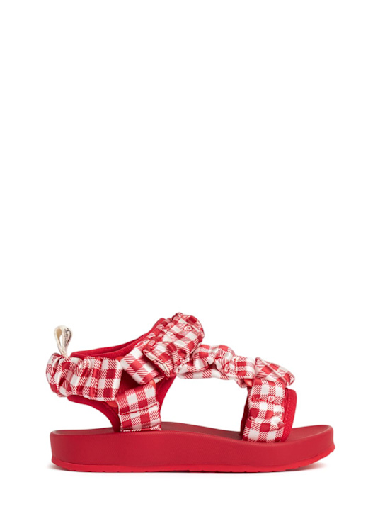 Monnalisa: サンダル - ホワイト/レッド - kids-girls_0 | Luisa Via Roma
