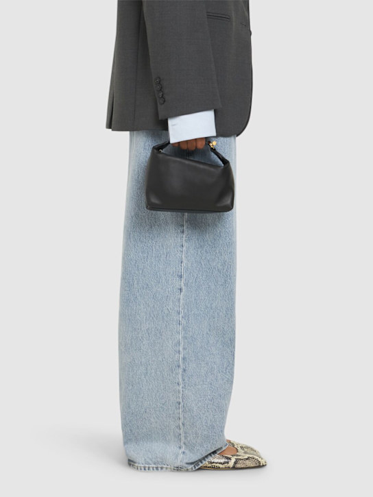 Liffner: Micro Pillow grain leather pouch - women_1 | Luisa Via Roma