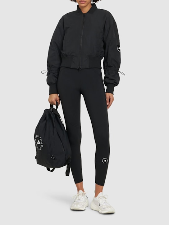 adidas By Stella McCartney: ASMC cropped bomber jacket - women_1 | Luisa Via Roma