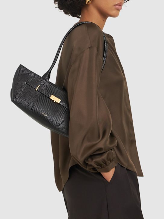 DeMellier: The New York lizard embossed leather bag - women_1 | Luisa Via Roma