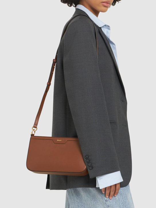Bally: Leather shoulder bag - women_1 | Luisa Via Roma