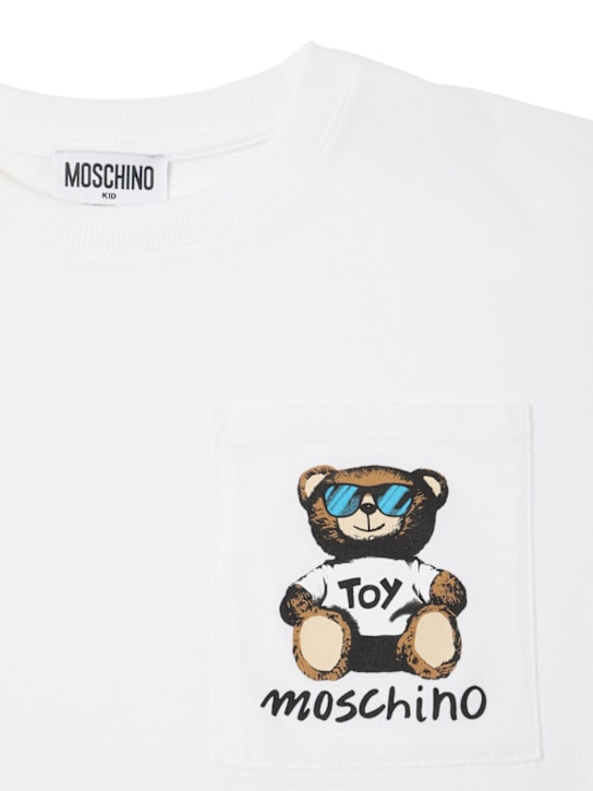Moschino: T-Shirt und Shorts aus Baumwolle - kids-boys_1 | Luisa Via Roma