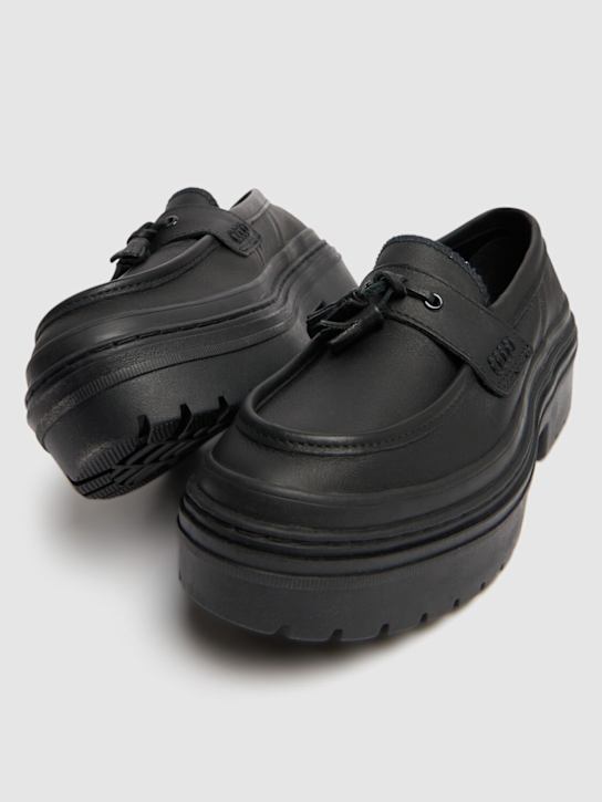 Converse: Lugged heel loafers - Black - women_1 | Luisa Via Roma