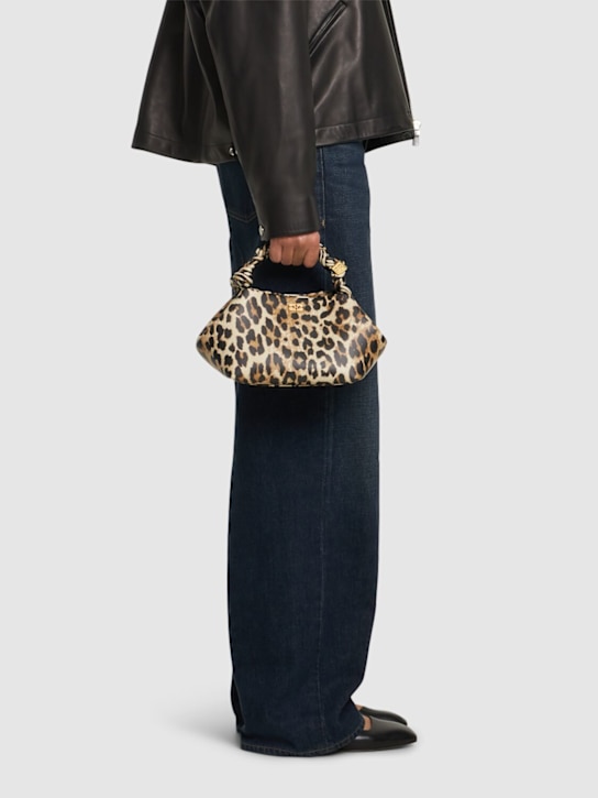 GANNI: Small Bou printed top handle bag - women_1 | Luisa Via Roma