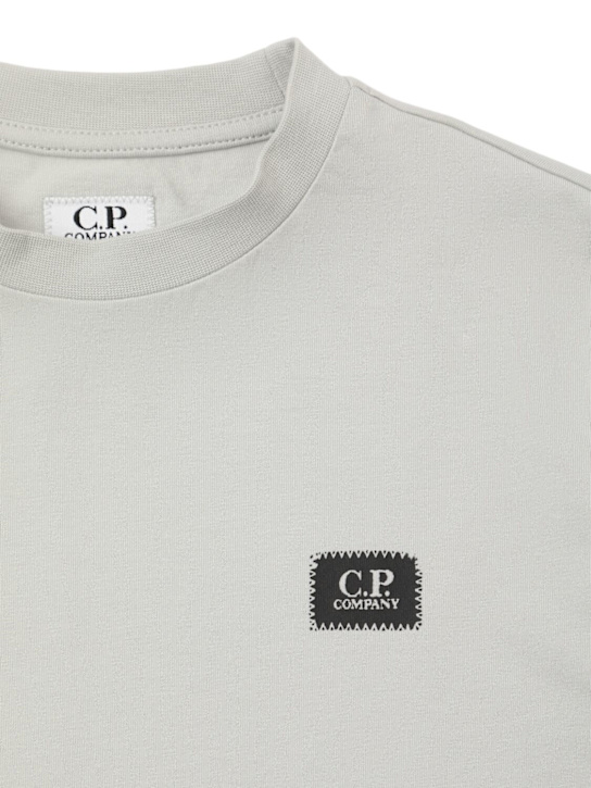 C.P. Company: Cotton jersey logo t-shirt - kids-boys_1 | Luisa Via Roma