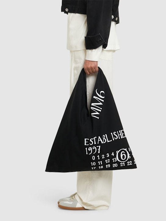 MM6 Maison Margiela: Classic Japanese jersey handbag - women_1 | Luisa Via Roma