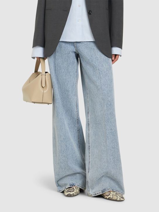 Aeyde: 10mm Uma printed leather ballerinas - women_1 | Luisa Via Roma