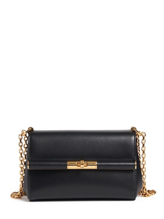 Dolce&Gabbana: Marlene palmellato leather shoulder bag - women_0 | Luisa Via Roma
