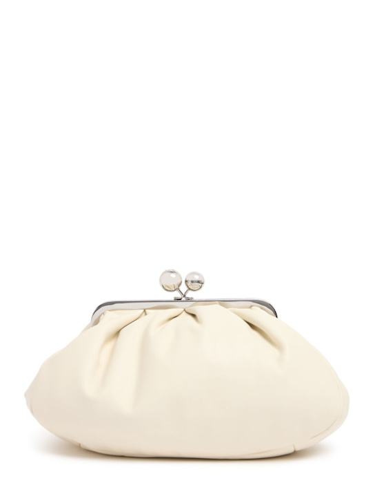 Weekend Max Mara: Cubico leather clutch - women_0 | Luisa Via Roma