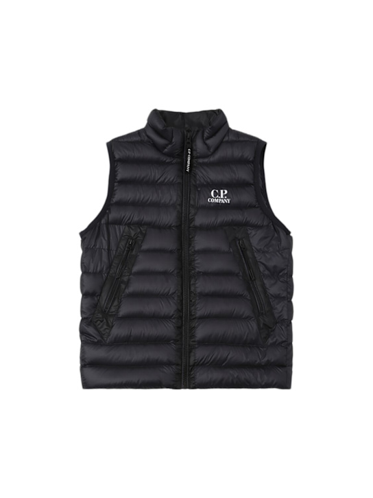 C.P. Company: Nylon down hooded jacket - kids-boys_0 | Luisa Via Roma