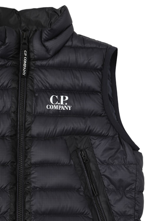 C.P. Company: Nylon down hooded jacket - kids-boys_1 | Luisa Via Roma