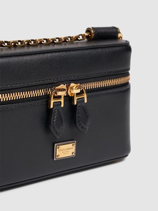 Small leather vanity case - Dolce&Gabbana - Women  | Luisaviaroma