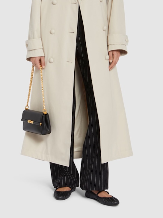 Dolce&Gabbana: Marlene palmellato leather shoulder bag - women_1 | Luisa Via Roma