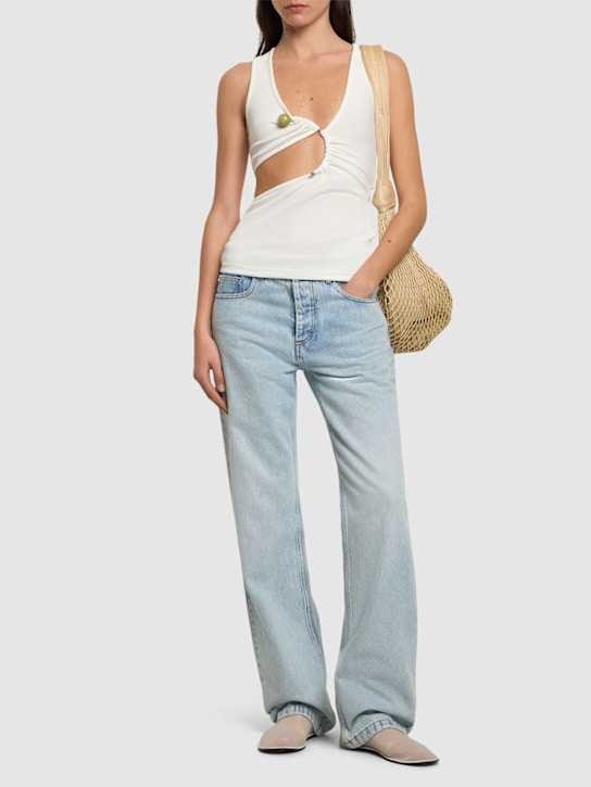 Christopher Esber: Arc stone rib tank top - women_1 | Luisa Via Roma