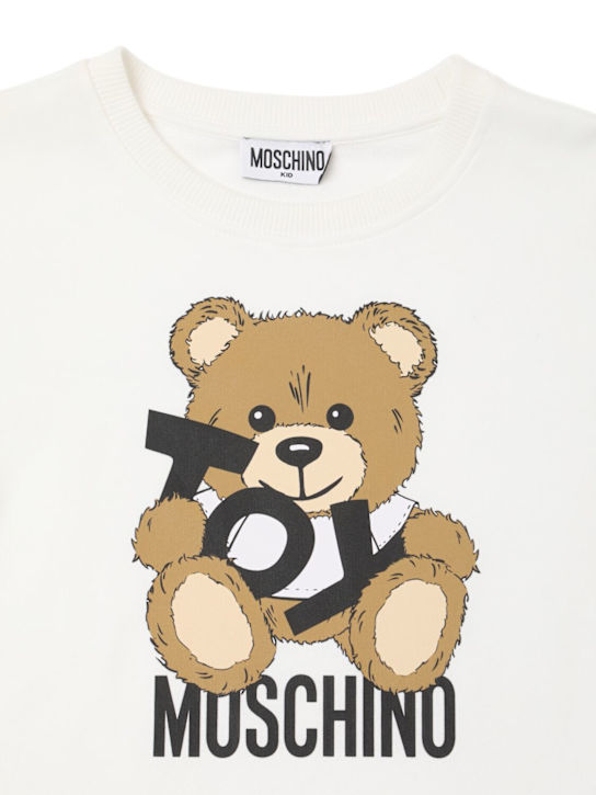 Moschino: コットンスウェットワンピース - kids-girls_1 | Luisa Via Roma