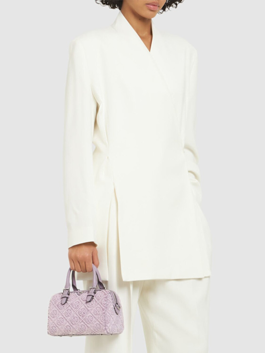 Tory Burch: T Monogram fil coupé petite barrel bag - women_1 | Luisa Via Roma