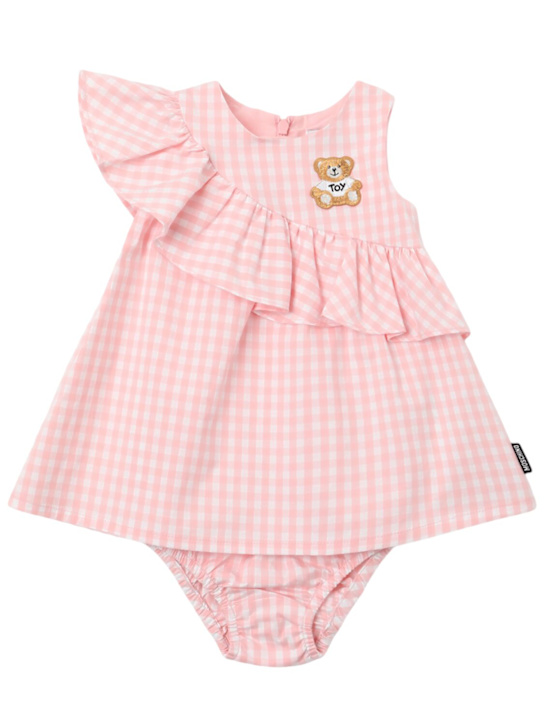 Moschino: コットンワンピース＆おむつカバー - kids-girls_0 | Luisa Via Roma