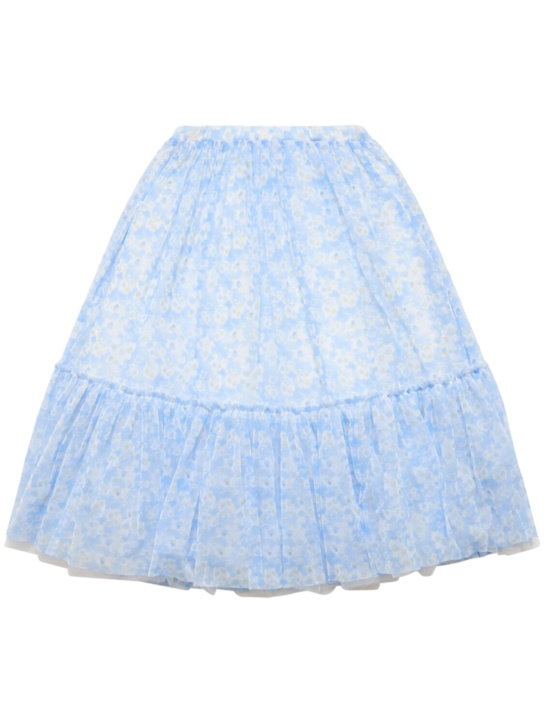 Philosophy: Printed tulle maxi skirt - Light Blue - kids-girls_0 | Luisa Via Roma