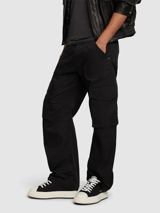 Dsquared2: Cotton canvas low sneakers - men_1 | Luisa Via Roma