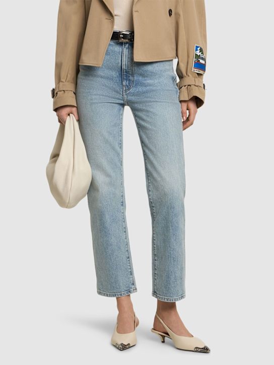 Paris Texas: 35mm Jessica leather western slingbacks - White - women_1 | Luisa Via Roma