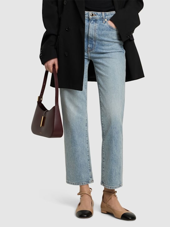 Stuart Weitzman: 10mm Eden leather flats - women_1 | Luisa Via Roma