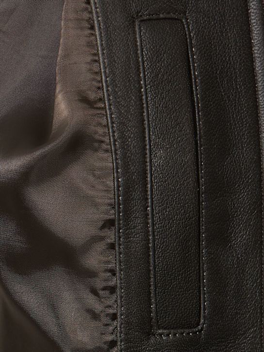 Dunst: Unisex distressed leather jacket - women_5 | Luisa Via Roma