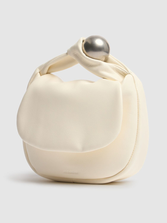 Jil Sander: Sphere soft leather pouch - Eggshell - women_2 | Luisa Via Roma