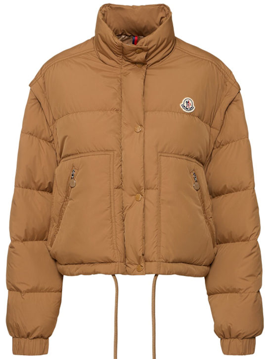 Moncler: Selle nylon down jacket - women_0 | Luisa Via Roma