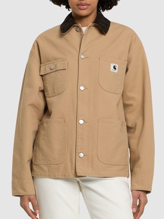 Carhartt WIP: Giacca workwear Michigan in cotone organico - women_2 | Luisa Via Roma