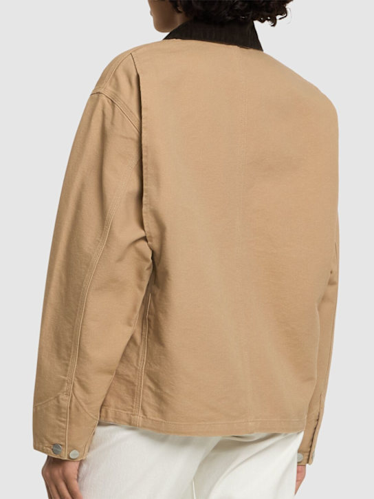 Carhartt WIP: Giacca workwear Michigan in cotone organico - women_3 | Luisa Via Roma