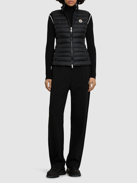 Moncler: Igens nylon down vest - women_1 | Luisa Via Roma