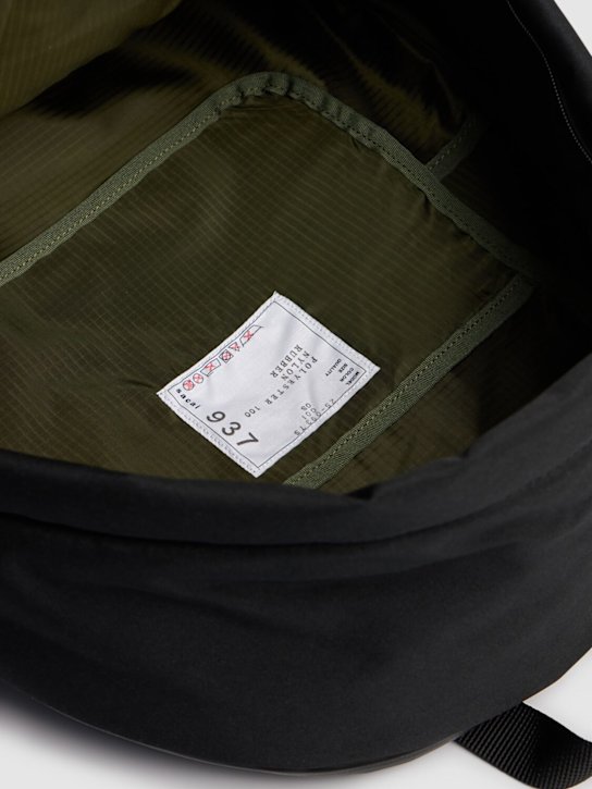 Sacai: Nylon backpack - Black - men_5 | Luisa Via Roma