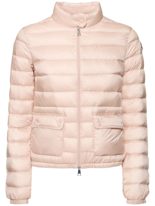 Moncler: Lans packable nylon down jacket - women_0 | Luisa Via Roma
