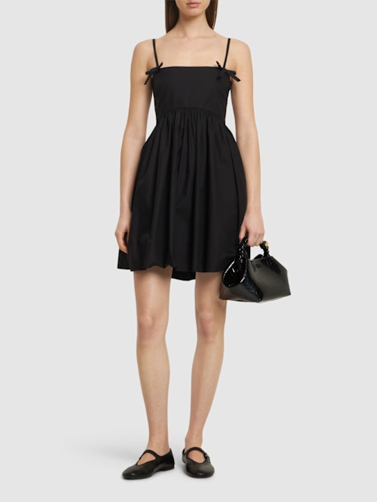 Cotton poplin mini dress - Thumbnail 2
