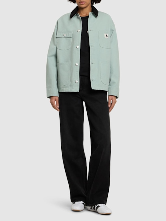Carhartt WIP: Giacca workwear Michigan in cotone organico - women_1 | Luisa Via Roma