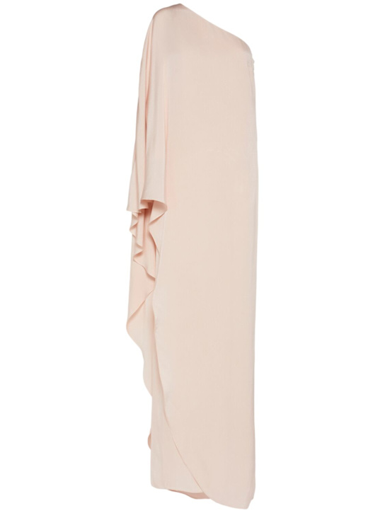 Tom Ford: Viscose crepe cady one-shoulder kaftan - Pink - women_0 | Luisa Via Roma