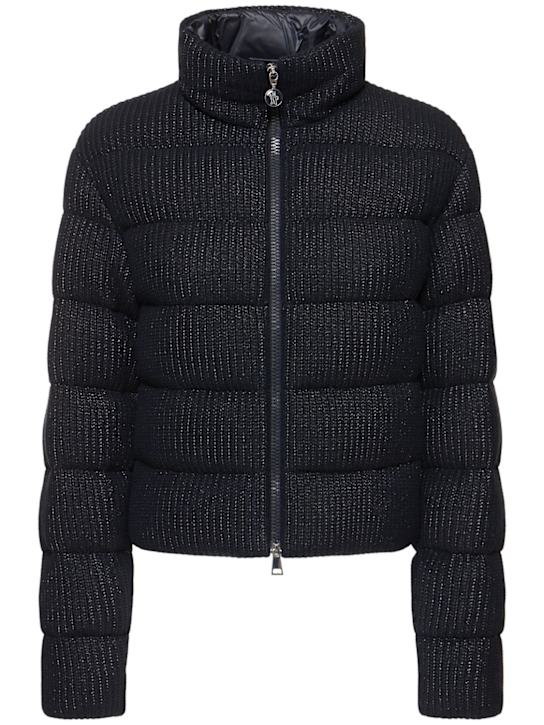 Moncler: Thoiry cotton down jacket - women_0 | Luisa Via Roma