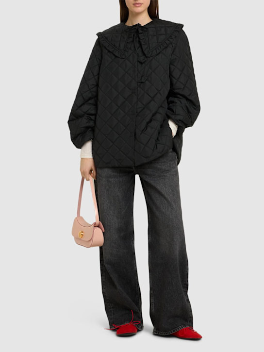 GANNI: Quilted ripstop jacket - women_1 | Luisa Via Roma