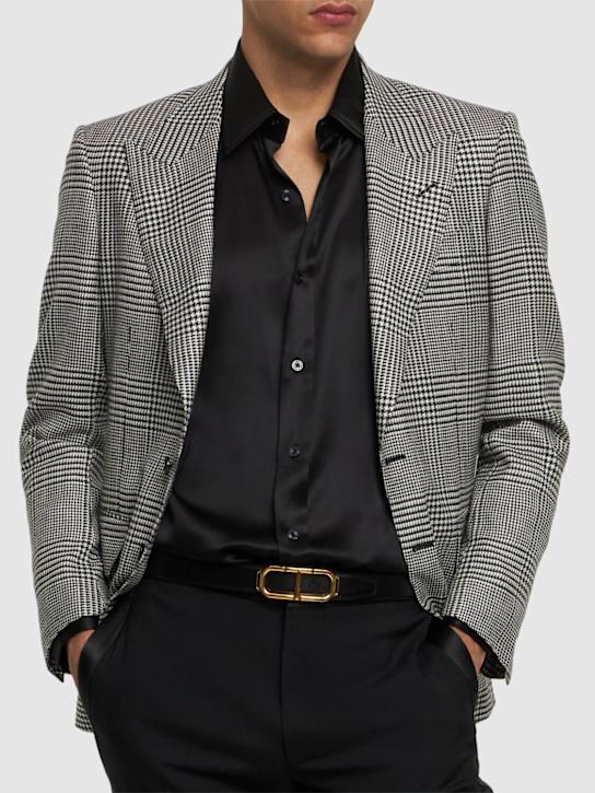 Tom Ford: Stadium レザーベルト 3cm - men_1 | Luisa Via Roma