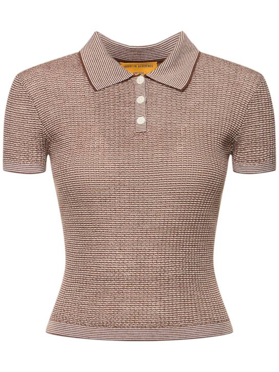 Guest In Residence: Shrunken cashmere polo - women_0 | Luisa Via Roma